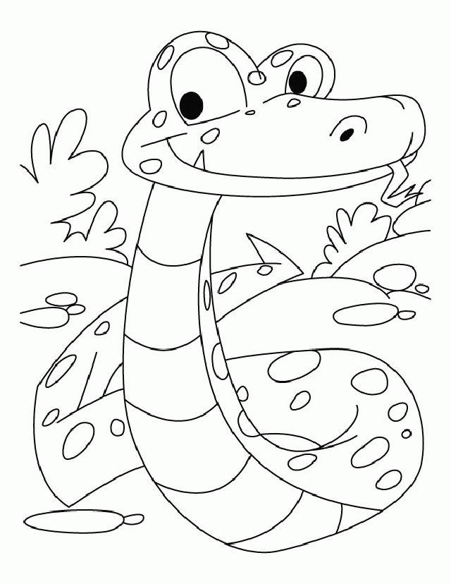 Coloring Pages of Snake