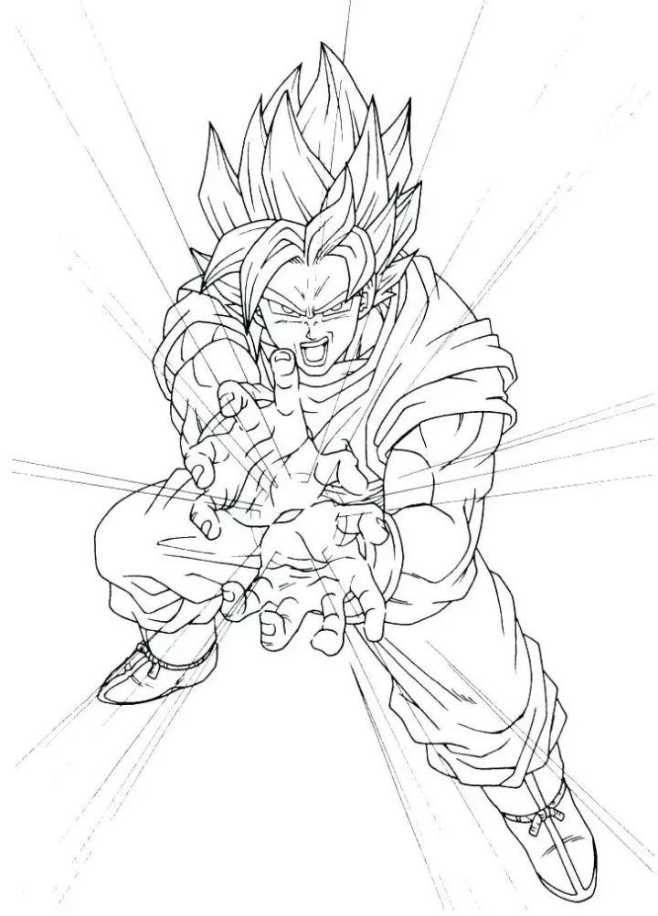 Cool Dragon Ball Z Coloring Pages PDF