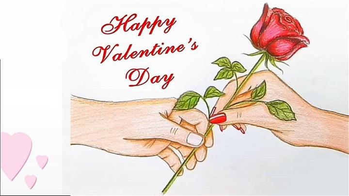 Happy valentine s day, envelope with flowers, hand drawing, cute pencil  card. The concept of romance and love. Vector sketch isolated on white  backgro Stock Vector Image & Art - Alamy