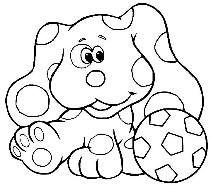 Cute Blues Clues Coloring Pages