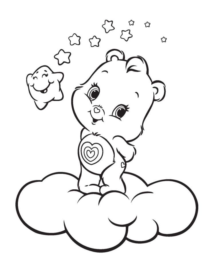 Cute Care Bear Coloring Pages