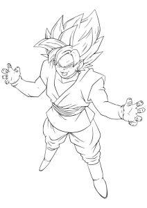 25 Free Goku Coloring Pages for Kids and Adults