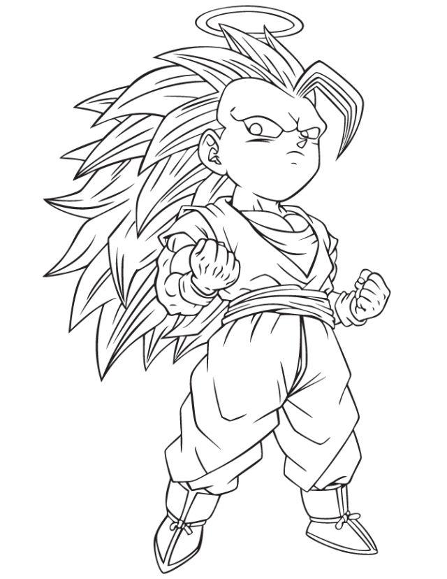 Dragon Ball Z Free Coloring Pages