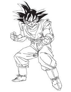 25 Free Goku Coloring Pages for Kids and Adults