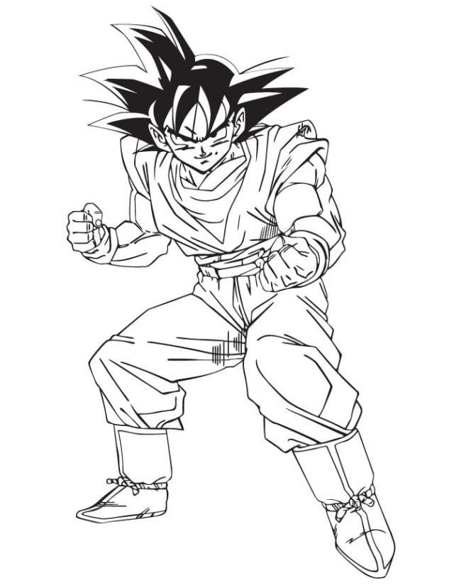 Dragon Ball Z Pictures to Color and Print