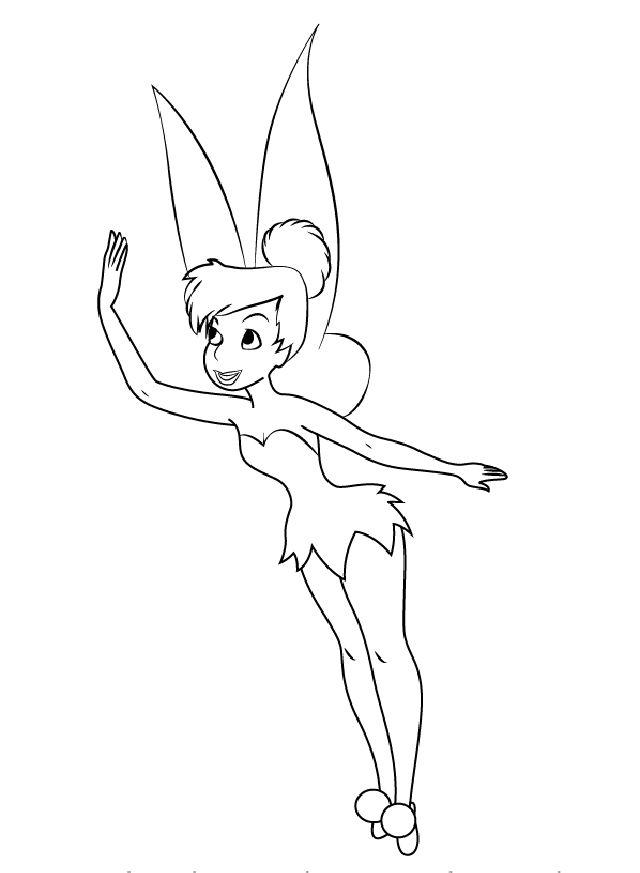 Draw TinkerBell from Peter Pan