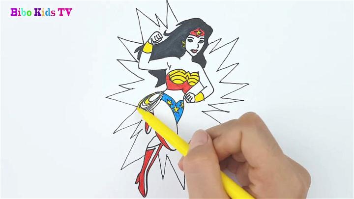 Draw Your Own Wonder Woman