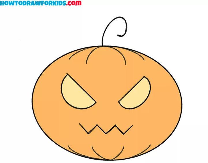 Draw a Jack O Lantern for Kindergarten