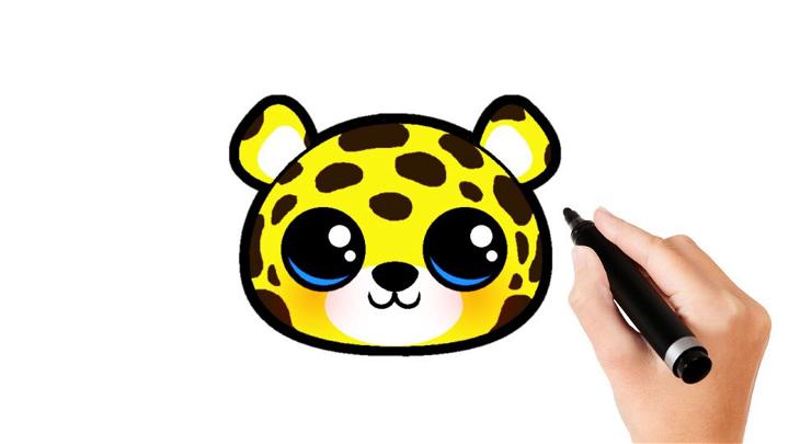 Draw a Leopard Face