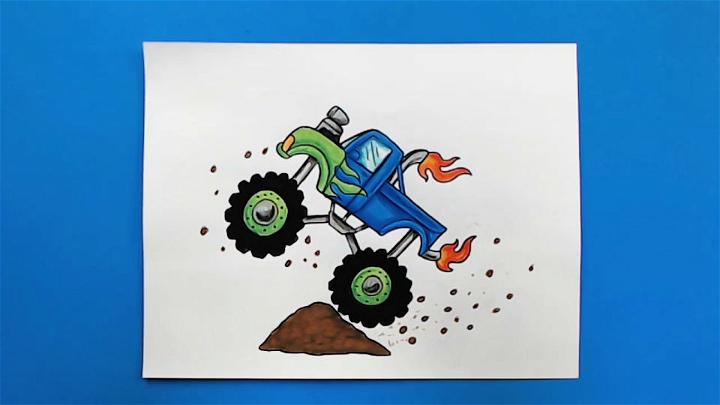 Draw a Monster Truck