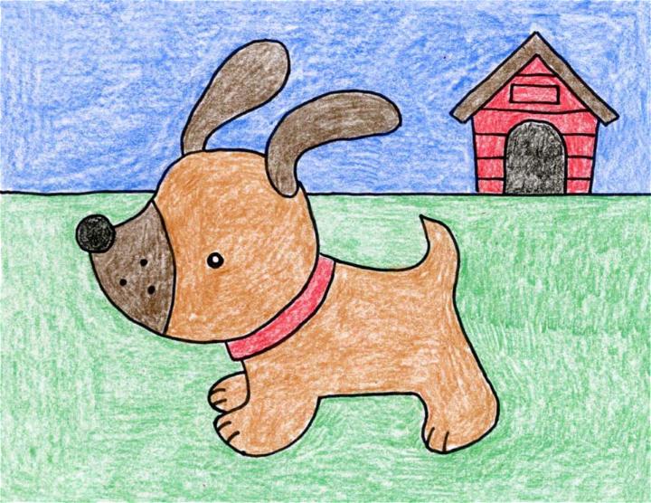 Draw a Puppy with Color