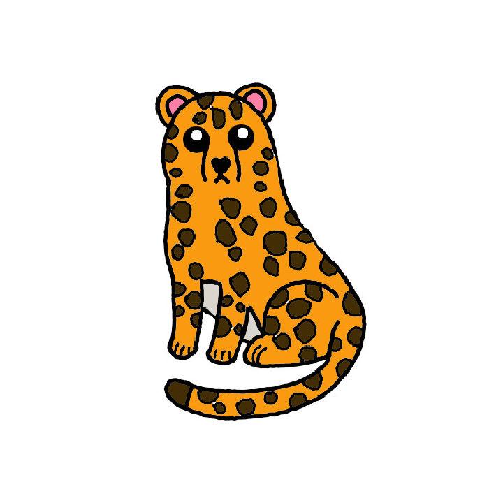 Draw an African Leopard