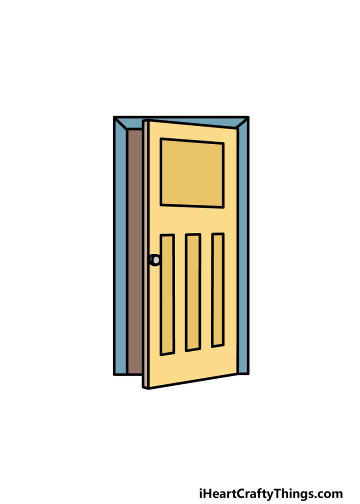 Draw An Open Door in Easy Steps