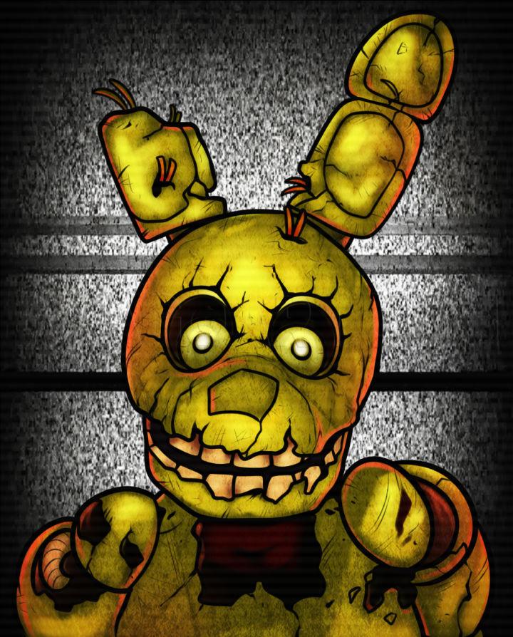 Drawing of Springtrap