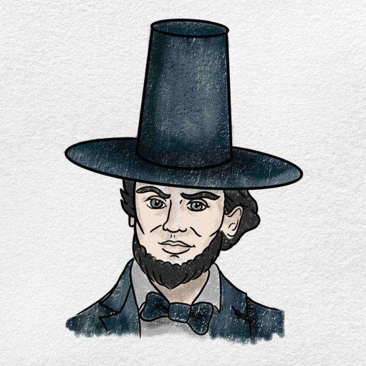 Easy Abraham Lincoln Drawing
