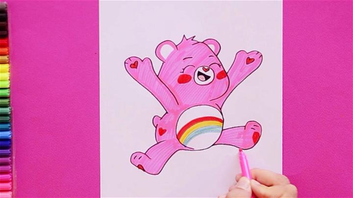 Easy Care Bear Drawing