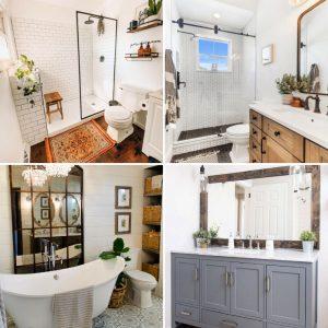 Easy Farmhouse Bathroom Ideas