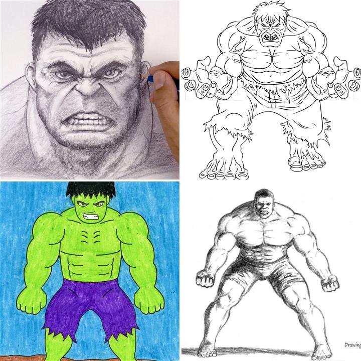 25 Easy Hulk Drawing Ideas  How to Draw the Hulk