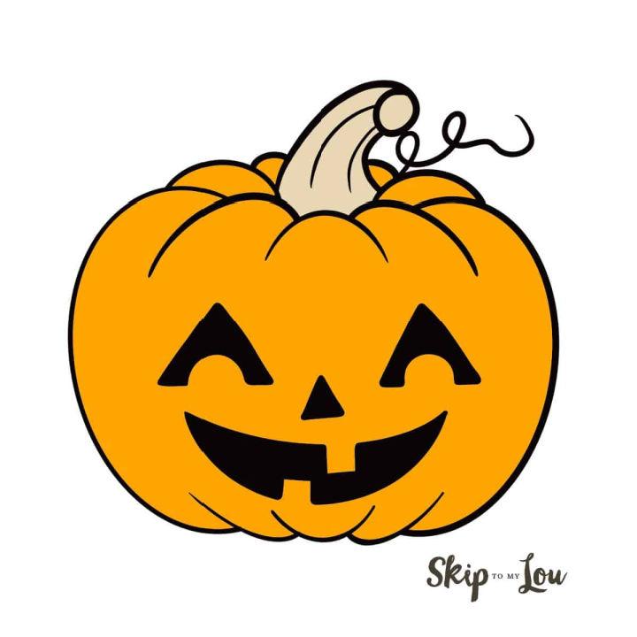 Easy Jack O Lantern Drawing