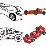 25 Easy Race Car Drawing Ideas - Draw a Race Car