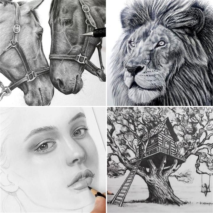 25 Easy Realistic Drawing Ideas - How to Draw Realistic