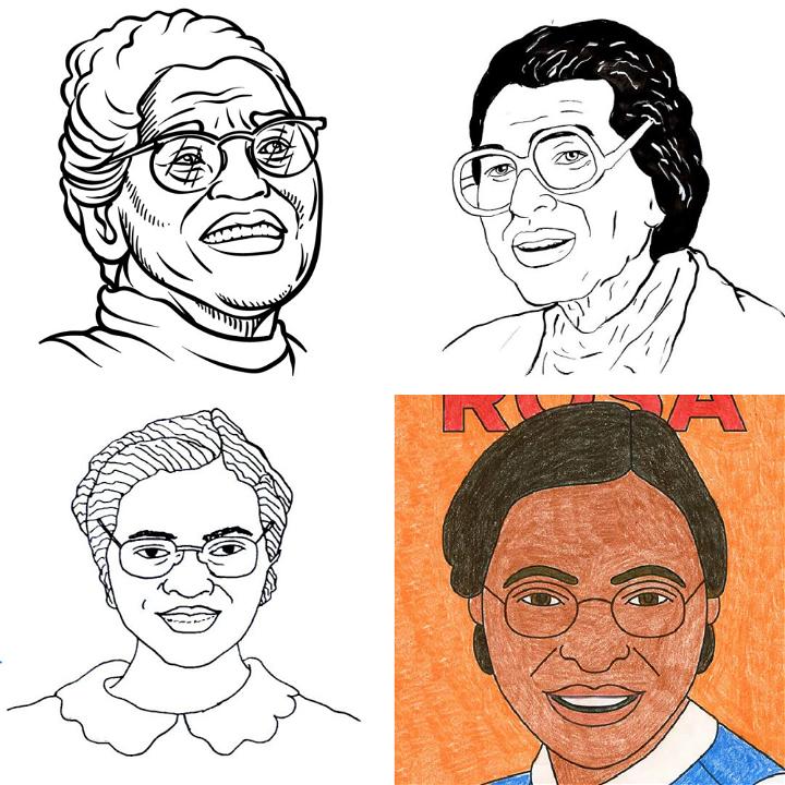 15 Easy Rosa Parks Drawing Ideas Draw Rosa Parks
