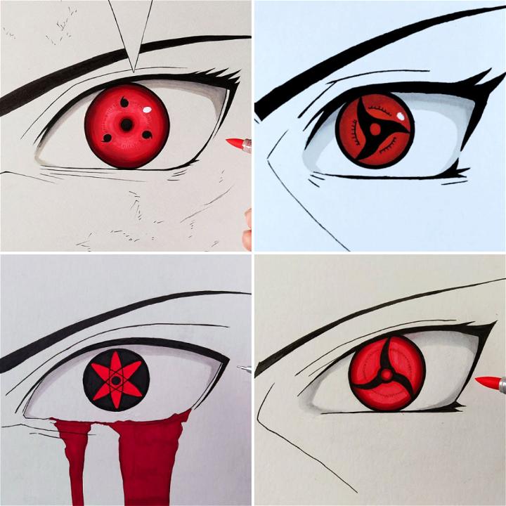 20 Easy Sharingan Drawing Ideas How to Draw
