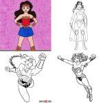 25 Easy Wonder Woman Drawing Ideas - How to Draw