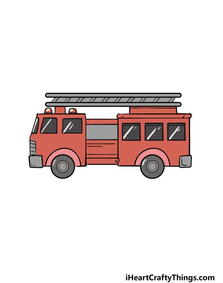 Fire Truck Drawing Easy At Getdrawings  Drawing A Monster Truck Step By  Step  Free Transparent PNG Clipart Images Download