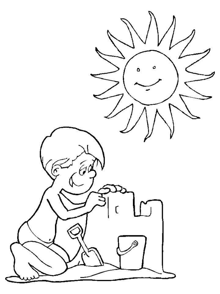 First Day of Summer Coloring Pages