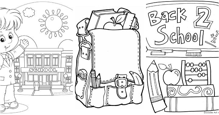 Free Back To School Coloring Pages To Print