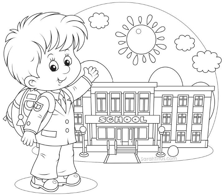 Back to School Coloring Pages and Activities