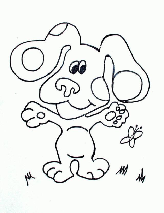 Free Blues Clues Coloring Pages for Kids