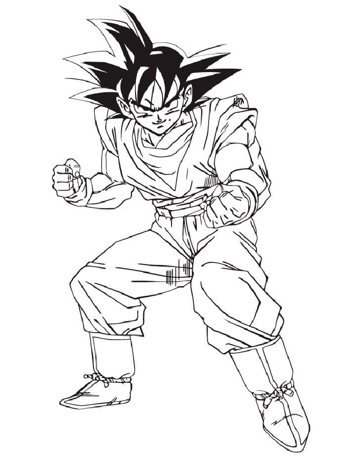 Free Goku Pictures to Color