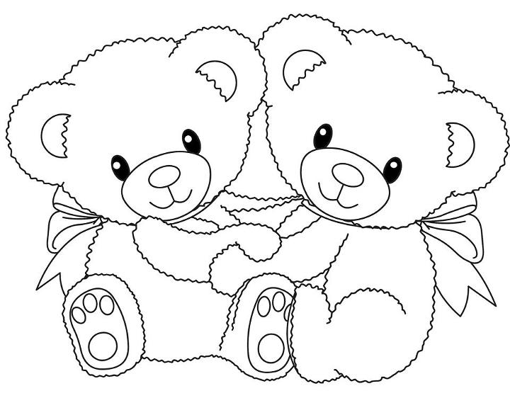 Free Kids' Bear Coloring Pages