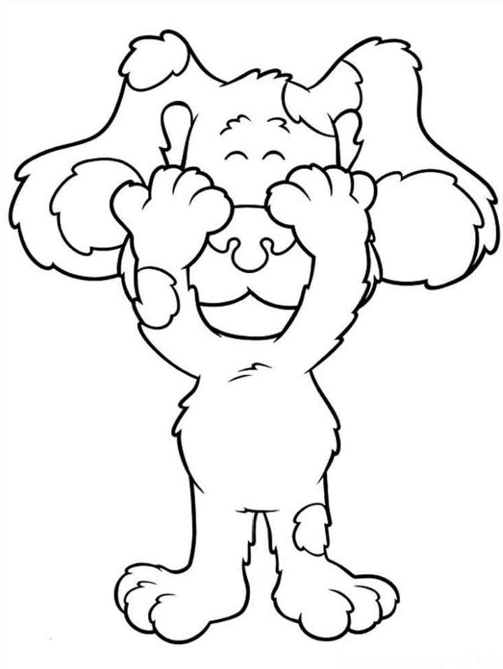 Free Printable Blues Clues Coloring Pages