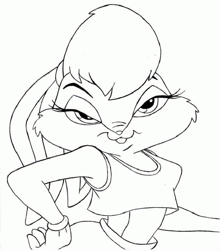 Free Printable Lola Bunny Coloring Pages
