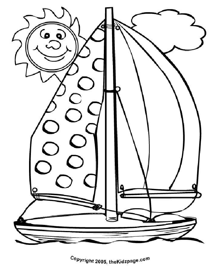 Free Printable Summer Time Coloring Pages
