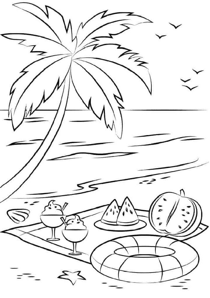 Free Summer Coloring Pages PDF