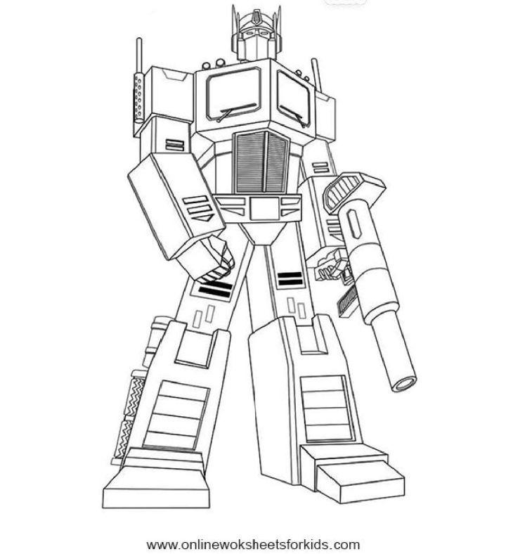 Free Transformers Coloring Pages to Download