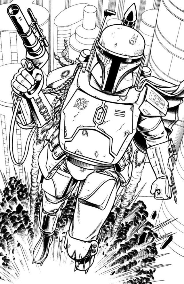 Free and Printable Mandalorian Coloring Pages