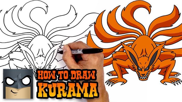 Full Body Kurama Drawing