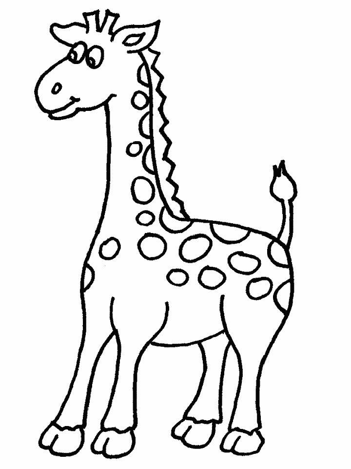 Giraffe Coloring Pages for Kids to Print
