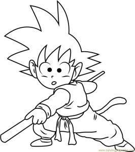 25 Free Goku Coloring Pages for Kids and Adults