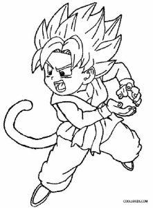 25 Free Goku Coloring Pages for Kids and Adults