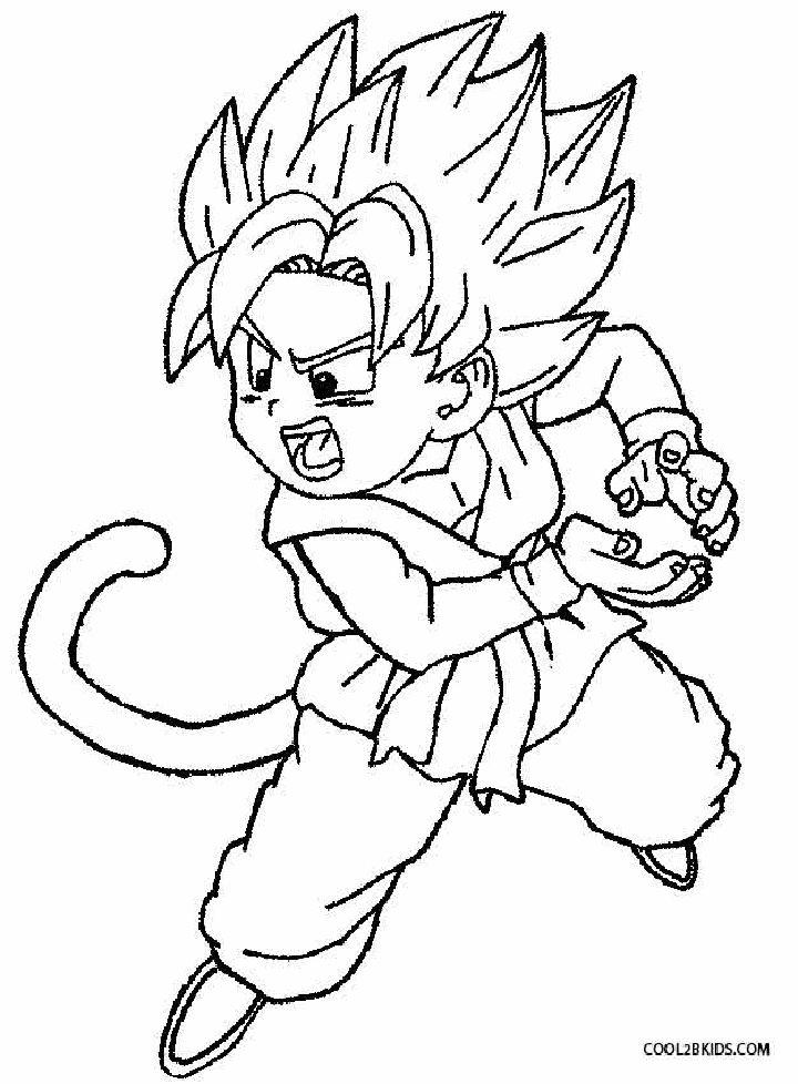 Goku Coloring Pages and Activities