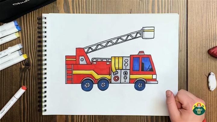 How Do You Draw a Fire Truck