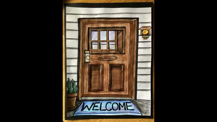 How Do You Draw a Front Door