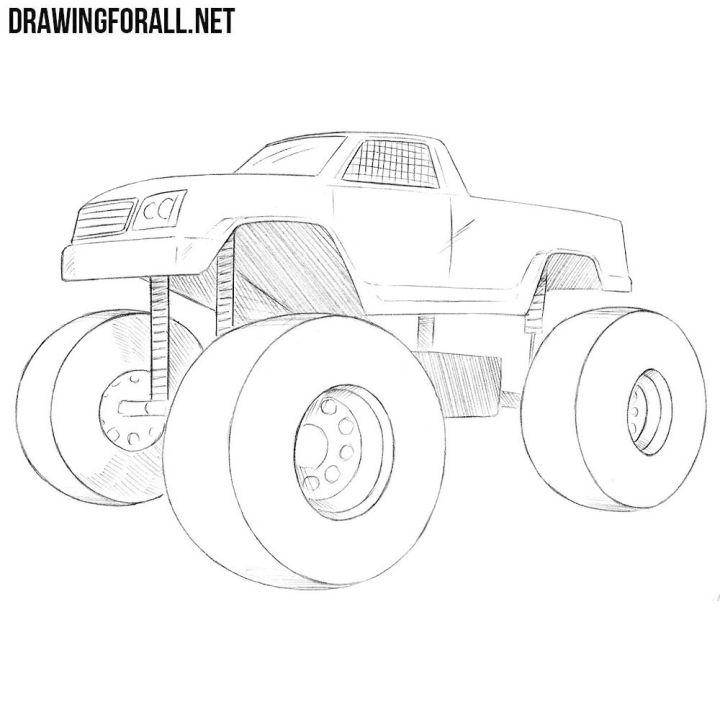 How Do You Draw a Monster Truck