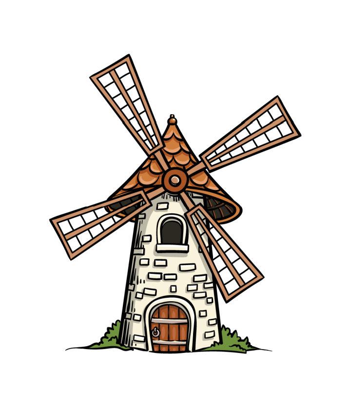 How To Draw A Windmill